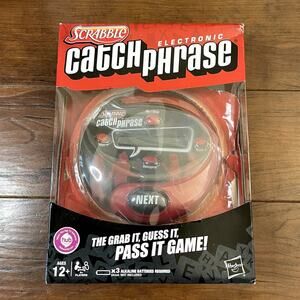 Hasbro Electronic Catch Phrase Handheld Game New Sealed 2012 Party Word Game